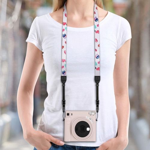  [2 Pack] Fintie Camera Neck Shoulder Strap for Fujifilm Instax Mini 11/7+/40, Paloraid Go/Now +/Onestep+ Instant Camera