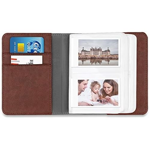  Fintie Mini Photo Album for 3-Inch Film - 104 Pockets Album for Fujifilm Instax Mini 11/Mini 40/Mini EVO/LiPlay/Mini Link Printer, Canon Ivy CLIQ, Polaroid, Kodak Instant Print Cam