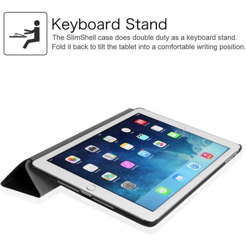  [아마존베스트]Fintie Case for iPad Air 2 9.7 - [SlimShell] Ultra Lightweight Stand Smart Protective Case Cover with Auto Sleep/Wake Feature for iPad Air 2, Black