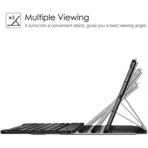  [아마존베스트]Fintie Keyboard Case for Samsung Galaxy Tab S6 Lite 10.4 2020 Model SM-P610 (Wi-Fi) SM-P615 (LTE), Slim Stand Cover with Secure S Pen Holder Detachable Wireless Bluetooth Keyboard,