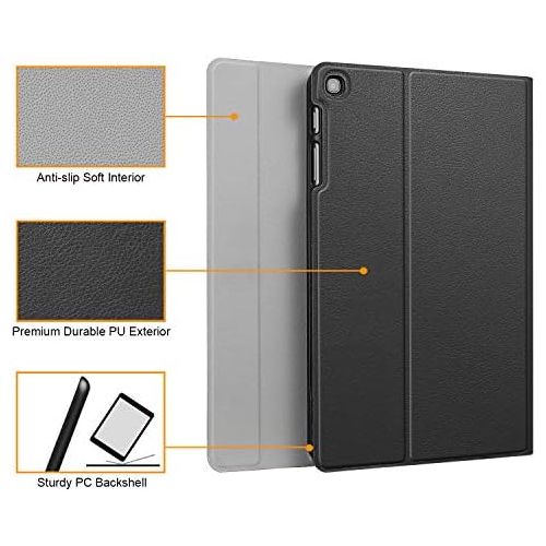  [아마존베스트]Fintie Keyboard Case for Samsung Galaxy Tab A 10.1 2019 Model SM-T510(Wi-Fi) SM-T515(LTE) SM-T517(Sprint), Slim Shell Lightweight Stand Cover with Detachable Wireless Bluetooth Key