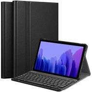 [아마존베스트]Fintie Keyboard Case for Samsung Galaxy Tab A7 10.4 2020 Model (SM-T500/T505/T507), Slim Lightweight Stand Cover with Magnetically Detachable Wireless Bluetooth Keyboard, Black