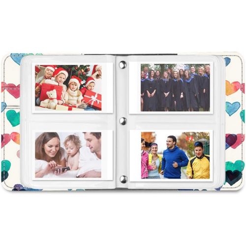  [아마존베스트]Fintie Mini Photo Album for 3-Inch Film - 104 Pockets Album for Fujifilm Instax Mini 11/Mini 9/Mini Link Printer/Mini LiPlay, Canon Ivy CLIQ, Polaroid, Kodak Instant Print Camera,R