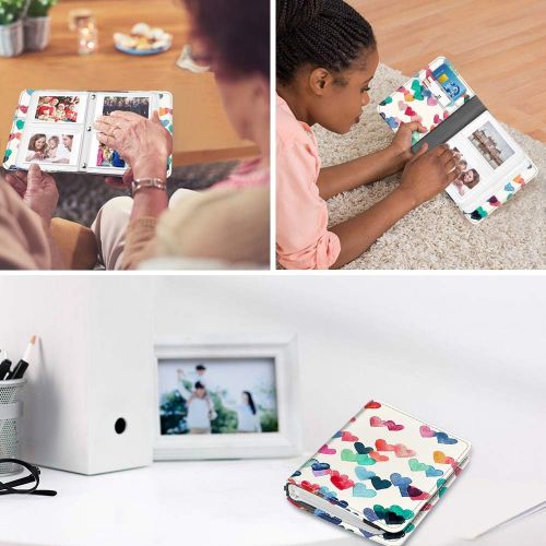  [아마존베스트]Fintie Mini Photo Album for 3-Inch Film - 104 Pockets Album for Fujifilm Instax Mini 11/Mini 9/Mini Link Printer/Mini LiPlay, Canon Ivy CLIQ, Polaroid, Kodak Instant Print Camera,R