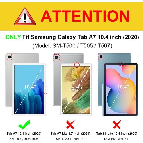  [아마존베스트]Fintie Keyboard Case for Samsung Galaxy Tab A7 10.4 Inch 2020 (SM-T500/T505/T507), Ultra Slim Lightweight Protective Case with Magnetic Removable Wireless German QWERTZ Bluetooth K