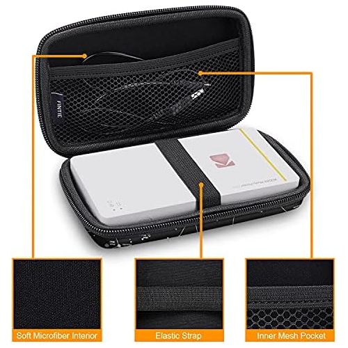  Fintie Protective Case for Kodak Step/Kodak Mini 2 HD/Kodak PRINTOMATIC/Kodak Smile Camera & Printer - Shockproof Hard Shell Carrying Case with Inner Pocket, Constellation