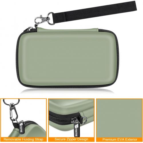  Fintie Protective Case for Kodak Step/Kodak Mini 2 HD/Kodak PRINTOMATIC/Kodak Smile Camera & Printer - Shockproof Hard Shell Carrying Case with Inner Pocket, Sage Green