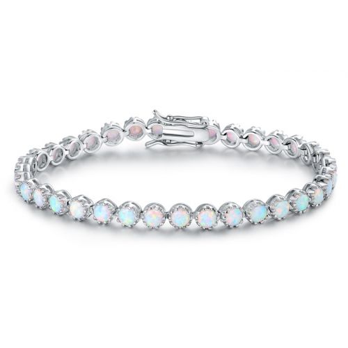  Fire Opal Tennis Bracelet by Peermont