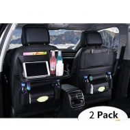 Fire Kirin 2 Pack Car Back Seat Organizer, Foldable Car Table Holder, Touch Screen Pocket Multipurpose Use as...