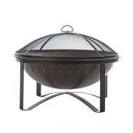 Fire Sense 62332 Highland Wood Burning Pit, Brushed Bronze