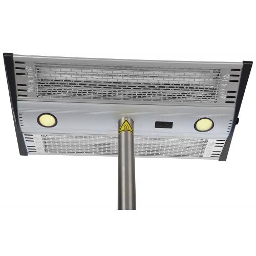  Fire Sense Morrison Dual Head Floor Standing Halogen Patio Heater