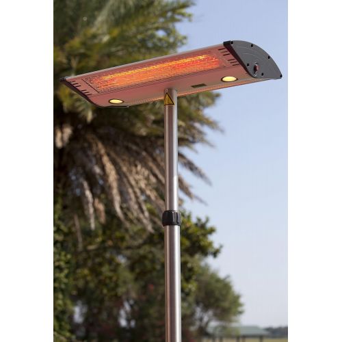  Fire Sense Morrison Dual Head Floor Standing Halogen Patio Heater