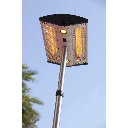  Fire Sense Morrison Dual Head Floor Standing Halogen Patio Heater