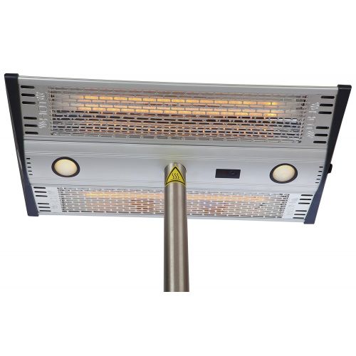  Fire Sense Morrison Dual Head Floor Standing Halogen Patio Heater