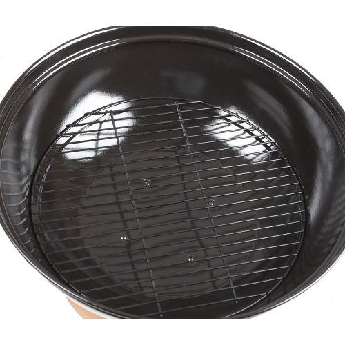  Fire Sense 62242 Degano Round Fire Pit, BlackCopper