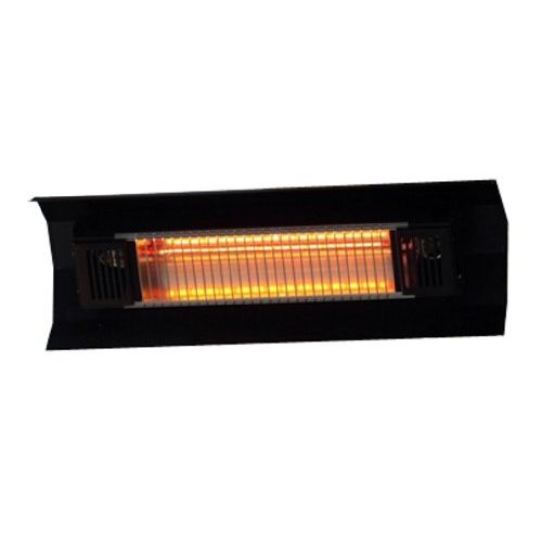  Fire Sense Indoor/Outdoor Wall-Mount Infrared Heater, Black