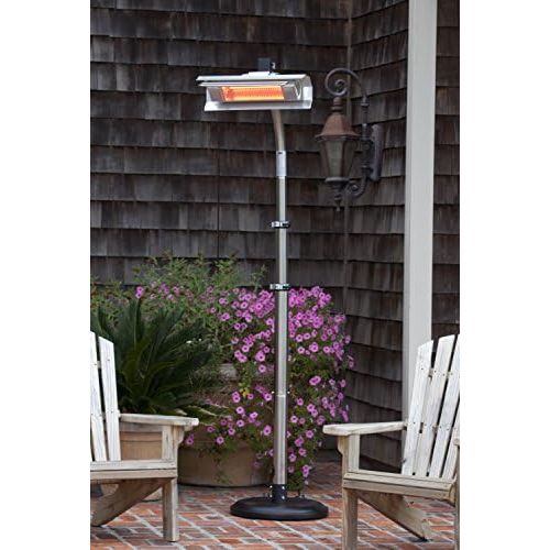  Fire Sense B001719CB4 Stainless Steel 02117 Telescoping Infrared Indoor/Outdoor Heater