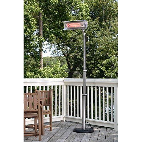  Fire Sense B001719CB4 Stainless Steel 02117 Telescoping Infrared Indoor/Outdoor Heater