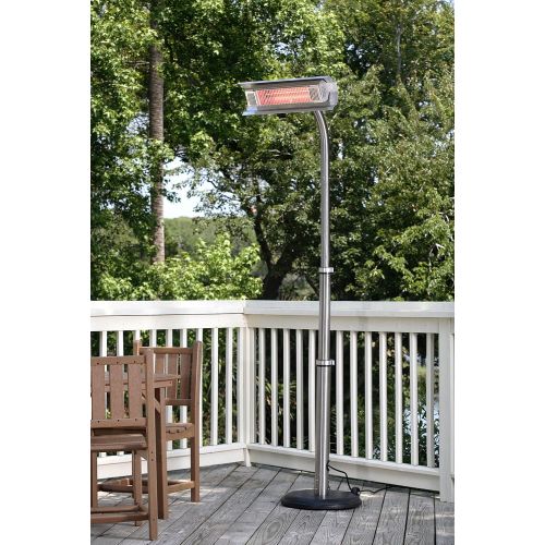  Fire Sense B001719CB4 Stainless Steel 02117 Telescoping Infrared Indoor/Outdoor Heater