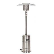 Fire Sense Commercial Patio Heater, Unpainted Stainless Steel