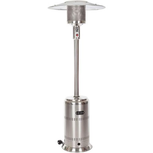 Fire Sense Commercial Patio Heater, Unpainted Stainless Steel