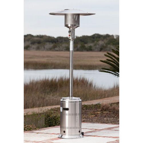  Fire Sense Commercial Patio Heater, Unpainted Stainless Steel