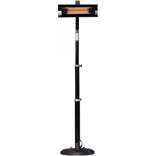  Fire Sense Telescoping Infrared Indoor/Outdoor Patio Heater, Black, 02678