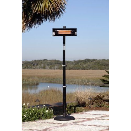  Fire Sense Telescoping Infrared Indoor/Outdoor Patio Heater, Black, 02678