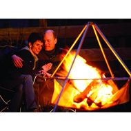 Fire To Go BLOW OUT SALE! The Wanderer 35 Inch Stainless Steel FOLDING Portable Fire Pit MADE IN AMERICA!