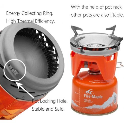  Fire Maple X2 Cooking System Portable Backpacking Camping Stove Camping Pot with Piezo Ignition