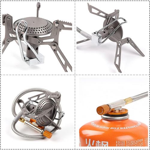  Fire-Maple Blade 2 Titanium Backpacking Stove Camping Gas Burner with Preheating System Suitable for Cold Weather