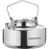 Fire-Maple Antarcti Portable 1 Liter Lightweight Stainless Steel Camping Kettle Durable and Portable Camp Tea Pot Ideal for Bushcraft and Outdoor Campfire Use