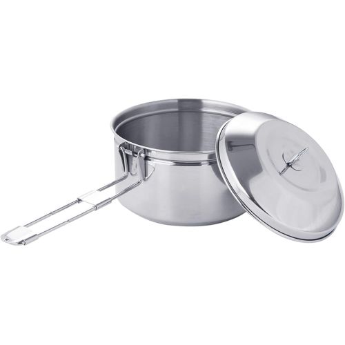  Fire-Maple Antarcti 1.0 Liter Stainless Steel Camping Cook Pot with Locking Lid