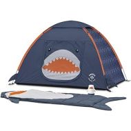 Firefly! Outdoor Gear Finn The Shark Kids Camping Combo (One-Room Tent, Sleeping Bag, Lantern