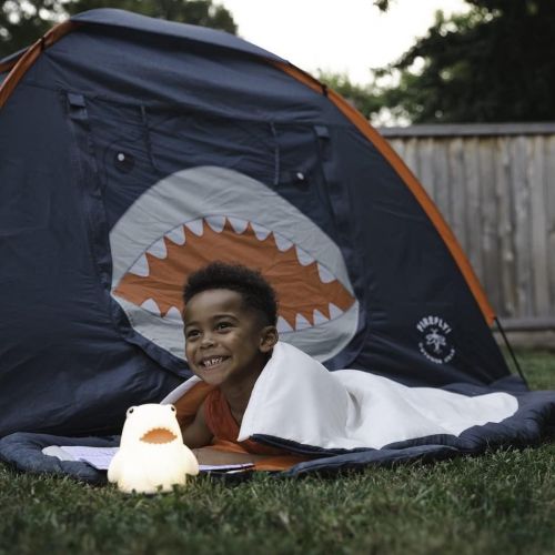 Firefly! Outdoor Gear Finn The Shark Kids Camping Combo (One-Room Tent, Sleeping Bag, Lantern