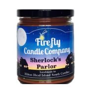 FireflyCandlesCo Sherlocks Parlor Soy Candle- Book Lovers- Book Inspired candles- Movie Inspired Candles- Sherlock Candle- 8oz