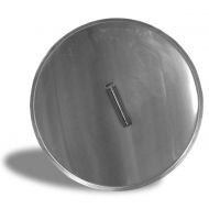 Firegear Stainless Steel Burner Cover with Brushed Finish (LID-16R), Round, 19-inch