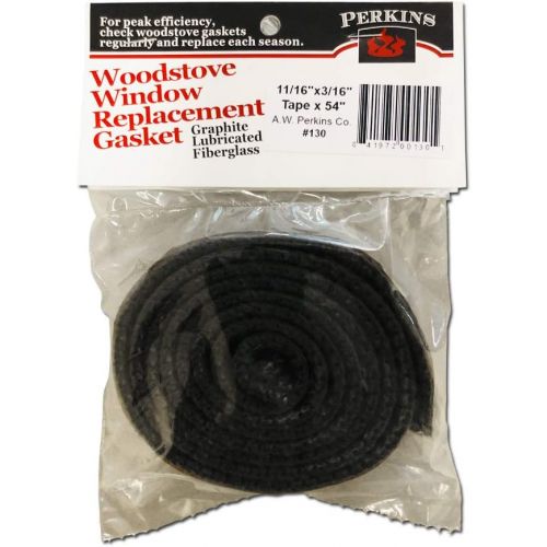  Fireplace AWP130 Self Stick Adhesive Gasket Wood Pellet Stove Window Glass Door Black Tape