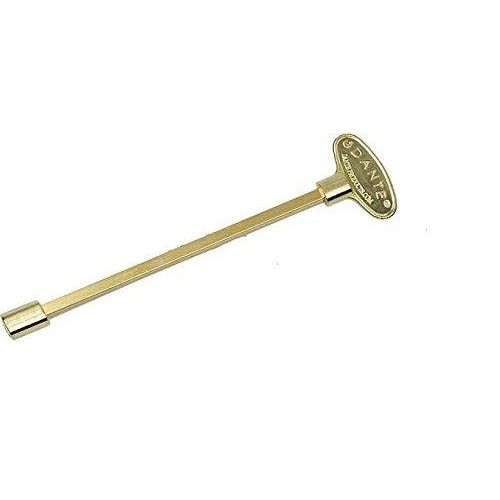  Fireplace Classic Parts Fireplace 8 Polished Brass Finish Key for Gas Valve Universal 1/4 and 5/16 Sockets FCPNKY.8.BR