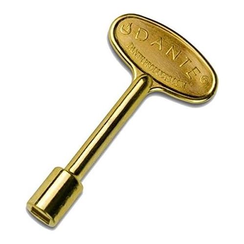  Fireplace Classic Parts Fireplace 3 Polished Brass Finish Key for Gas Valve Universal 1/4 and 5/16 Sockets FCPNKY.3.BR