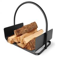 Fireplace screen LXLA Fireplace Log Holder 41 X 30 X 53cm, Firewood Holder Log Basket for Wood with Handle, Steel Wood Cradle for Wood Stove Hearth Log Carrier
