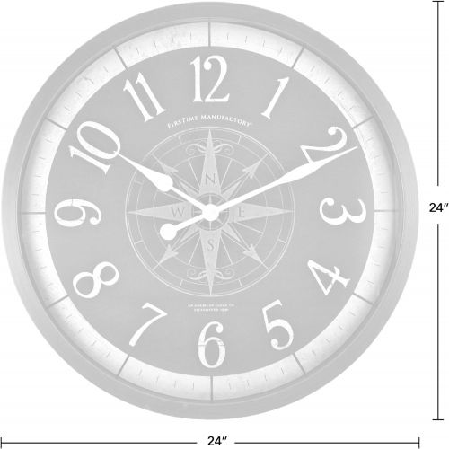  FirsTime Compass Rose Wall Clock