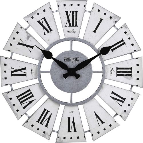  FirsTime 99681 Numeral Windmill Wall Clock, Multicolor