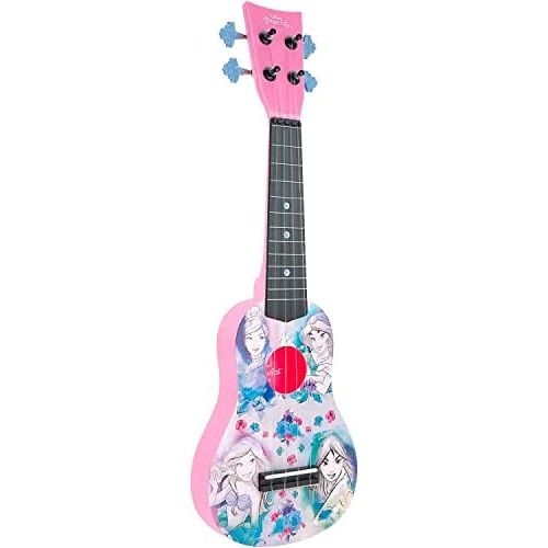  First Act Disney Princess Ukulele 20 Inch Soprano Uke Ukulele for Beginners Musical Instruments for Toddlers and Preschoolers Ready to Play Make Learning to Play Music Ea