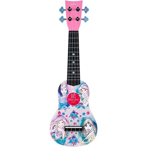  First Act Disney Princess Ukulele 20 Inch Soprano Uke Ukulele for Beginners Musical Instruments for Toddlers and Preschoolers Ready to Play Make Learning to Play Music Ea