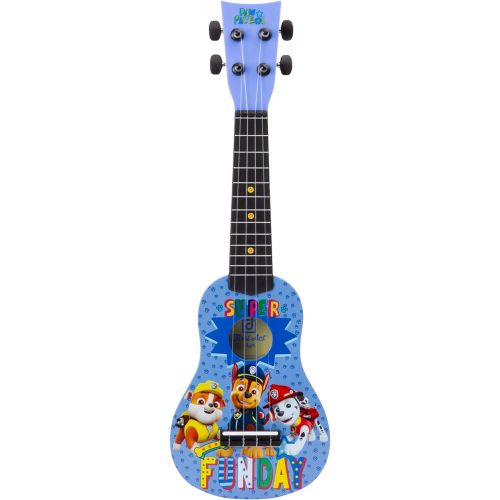  [아마존베스트]First Act Paw Patrol Toy Ukulele, 20 Inch - with Nylon Strings, Tuning Gears  Ukulele for Beginners, Musical Instruments for Toddlers - Features Chase, Marshall, and Rubble