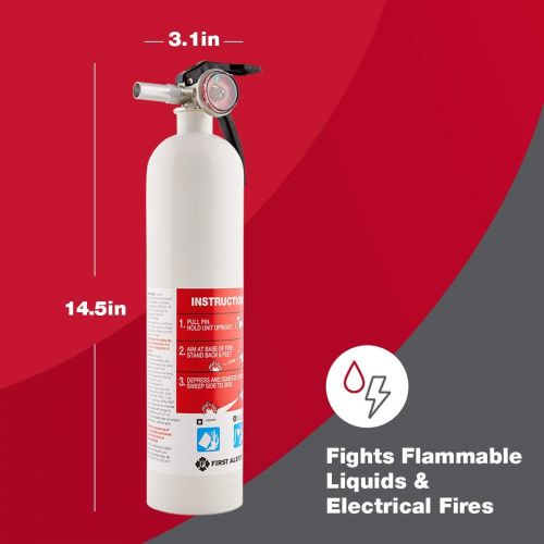  [아마존 핫딜]  [아마존핫딜]First Alert Fire Extinguisher | Car and Marine FireExtinguisher,White, FE10GR