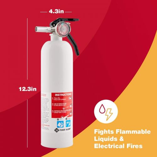  [아마존 핫딜]  [아마존핫딜]First Alert Fire Extinguisher | RecreationVehicle and Marine FireExtinguisher, White, Rechargeable, REC5