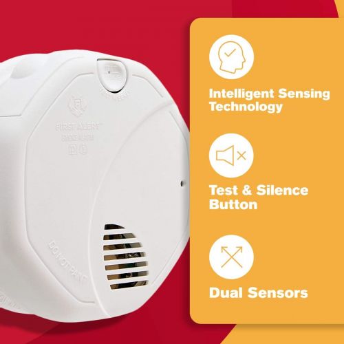  [아마존 핫딜]  [아마존핫딜]First Alert Dual-Sensor Smoke and Fire Alarm, Battery Powered, Frustration-Free Packaging, SA320CN
