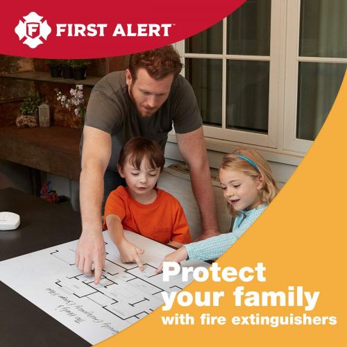  First Alert Fire Extinguisher | Standard HomeFireExtinguisher, Red, 1038789